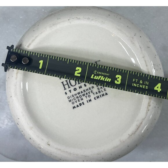 Vtg Holiday Stoneware Creamer & Sugar Set Christmas Tree Red Green Folk Craft - Picture 4 of 7